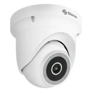 Cámara de Seguridad Steren CCTV-231 Wi-Fi 3 Mpx HDR Robotizada para Exterior Tipo Domo Blanca