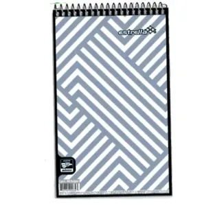 BLOCK ESTRELLA TAQUIGRAFIA ESPIRAL LARGO 80 HJS