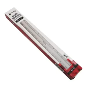 Regla Nextep Metalica de Aluminio 30 cm c/6 Pzas