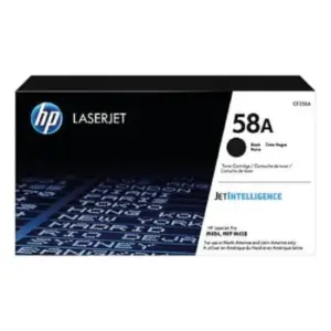 Tóner HP LaserJet 58A Negro