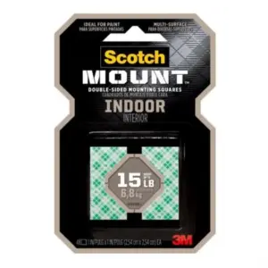 Cinta Montaje 3M Interiores 111H-SQ-48-DC 48 Unidades en Display Case