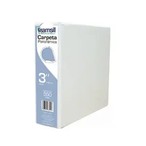 Carpeta Vinil Samsill "D" Blanca 3" P/550 Hjs C/12