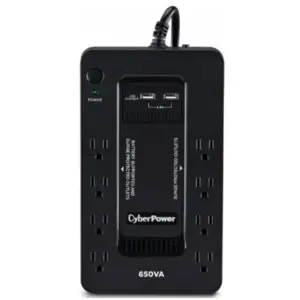 UPS Cyberpower 650VA/360W StandbyGabinete Compacto 8 NEMA 5-15R
