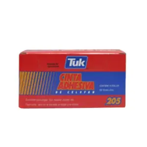 CINTA TUK TRANSPARENTE 205 18X33 C/12