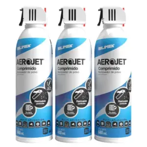Aire Comprimido Silimex Aerojet Trio Removedor De Polvo 660 ml con Válvula 360°