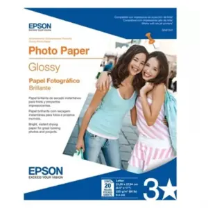Papel Epson 8.5x11" Carta Fotografico DPI 720 C/20