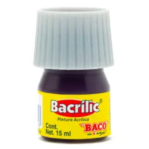 PINTURA BACO ACRÍLICA VIOLETA 15ML C/10