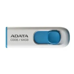 Memoria USB Adata C008 64GB 2.0 Color Blanco-Azul