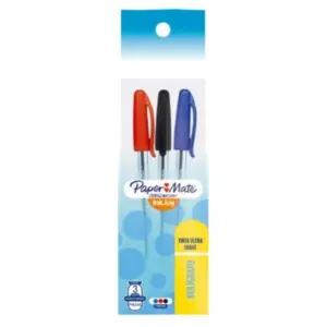 Bolígrafo PaperMate Punto Mediano con 3 Kilométrico Colores Surtidos