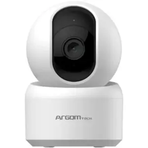 Cámara Inteligente Argomtech Convoy 40 para Interior 3MP 1296p 2K QHD 128GB Lente 355° 10m Color Blanco