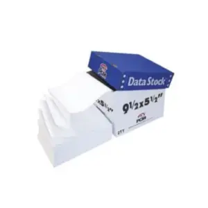 Papel PCM Data Stock Blanco 9.5" x 5.5" 2Tanto C/3000