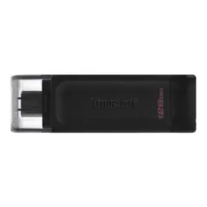 Memoria USB Kingston DataTraveler 70 128GB USB-C Color Negro