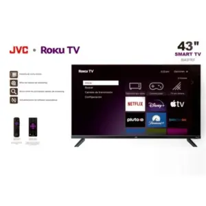 Televisor JVC 43" Smart TV Roku FHD SI43FRF Frameless