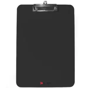 Tabla Agarrapapel Kyma Acrílico Tamaño Carta con Broche Tipo Clip Color Negro