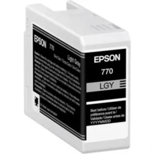 Tinta Epson UltraChrome Pro10 25Ml Color Gris Claro