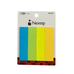 Banderitas Nextep Neon 4 Colores 200 Piezas c/10 Estuches